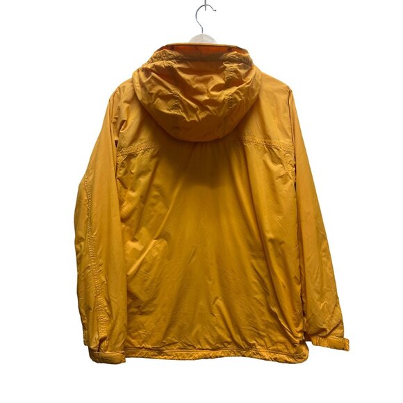 L.L. Bean Vintage 90's Yellow Softshell Hoodie Windbreaker Jacket - Picture 7 of 7